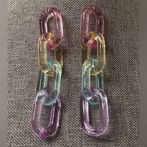 NEW Acrylic Colourful Earrings Dangle Stud EARRINGS